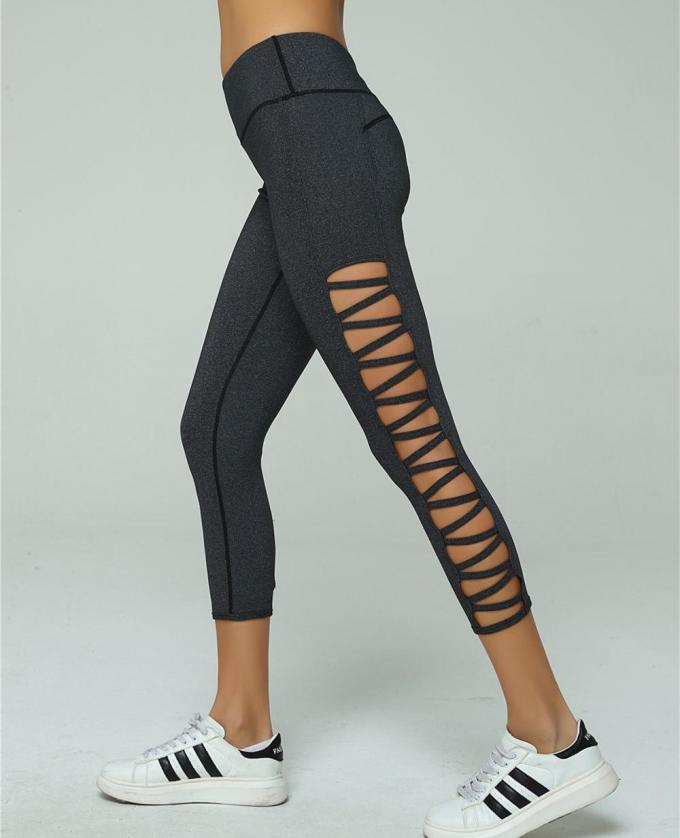 Υψηλός - προκλητικές αθλητικές κορυφές ένδυσης γυμναστικής ποιοτικών γυναικών με χτισμένος στο στηθόδεσμο